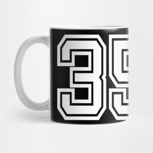 Number 35 for a sports team, group, or community Mug